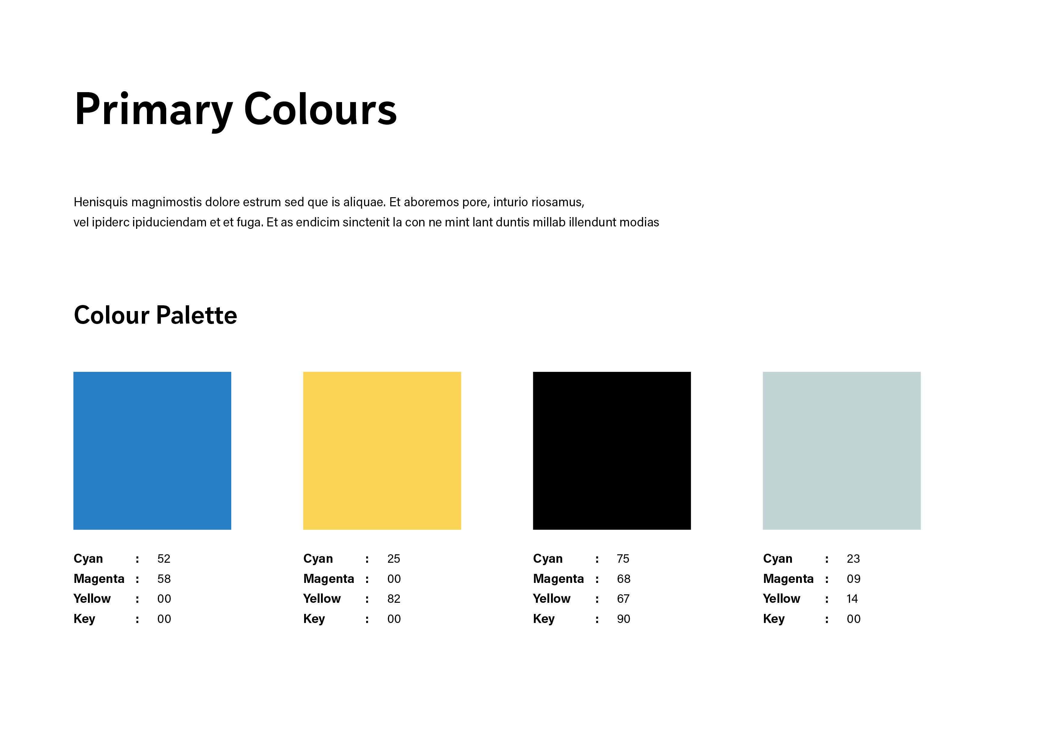 Most Alive brand guideline page