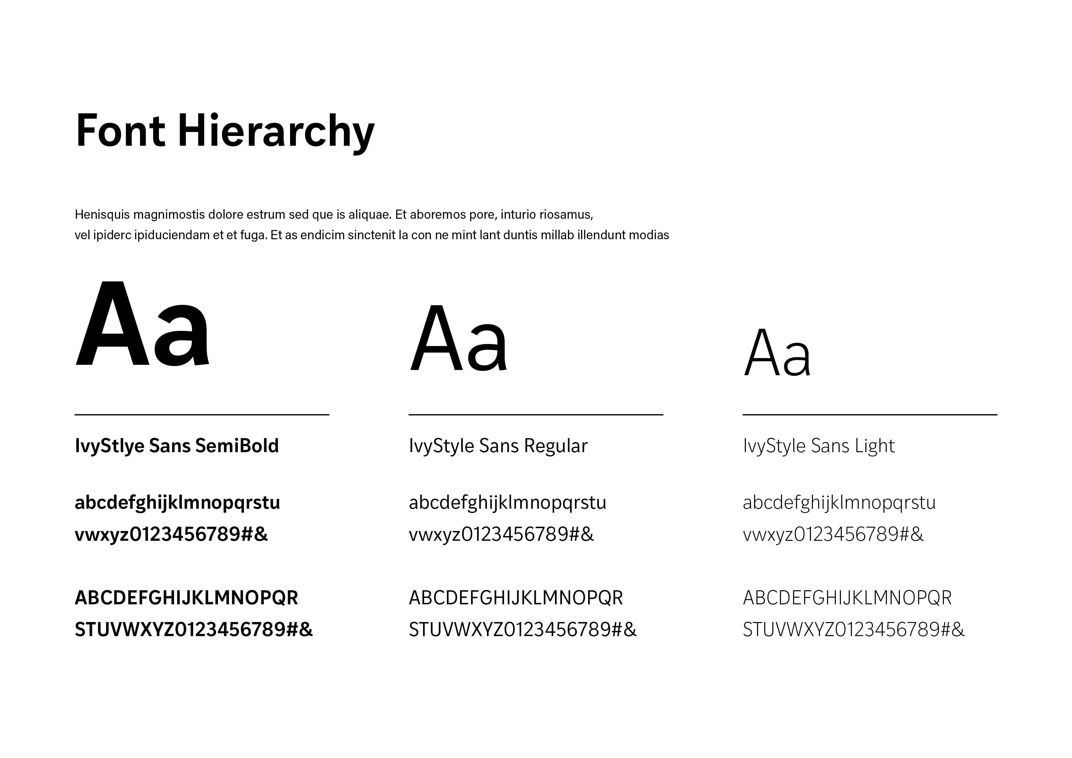 Most Alive brand guideline page